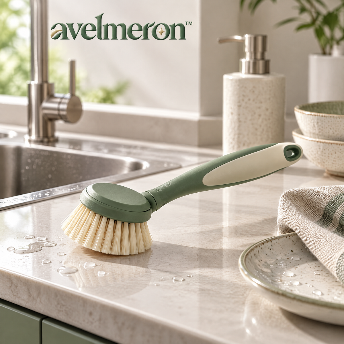 Avelmeron™ Ergonomic Dish Scrub Brush