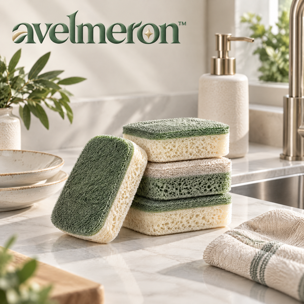 Avelmeron™ Dual-Layer Scrub Sponge Set