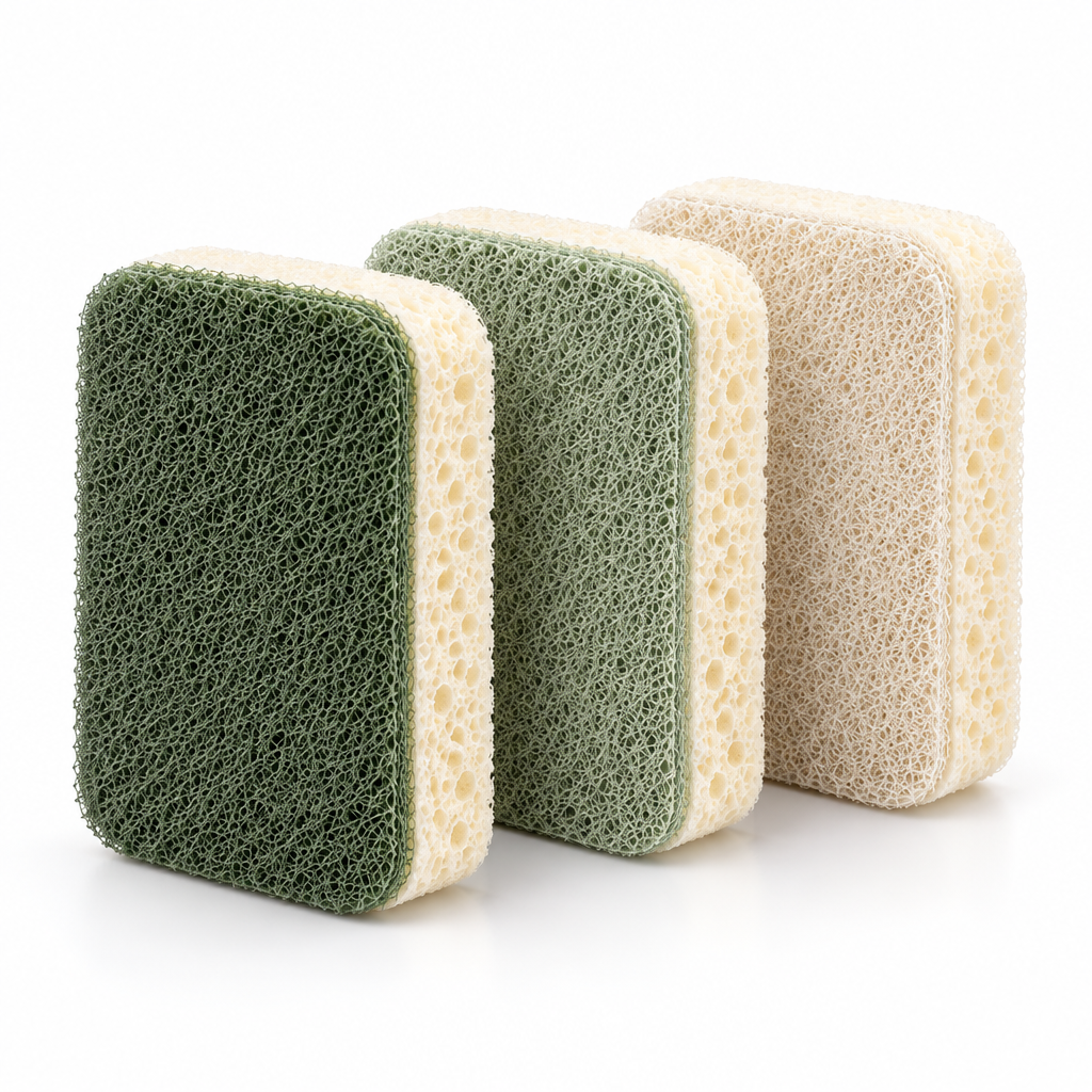 Avelmeron™ Dual-Layer Scrub Sponge Set