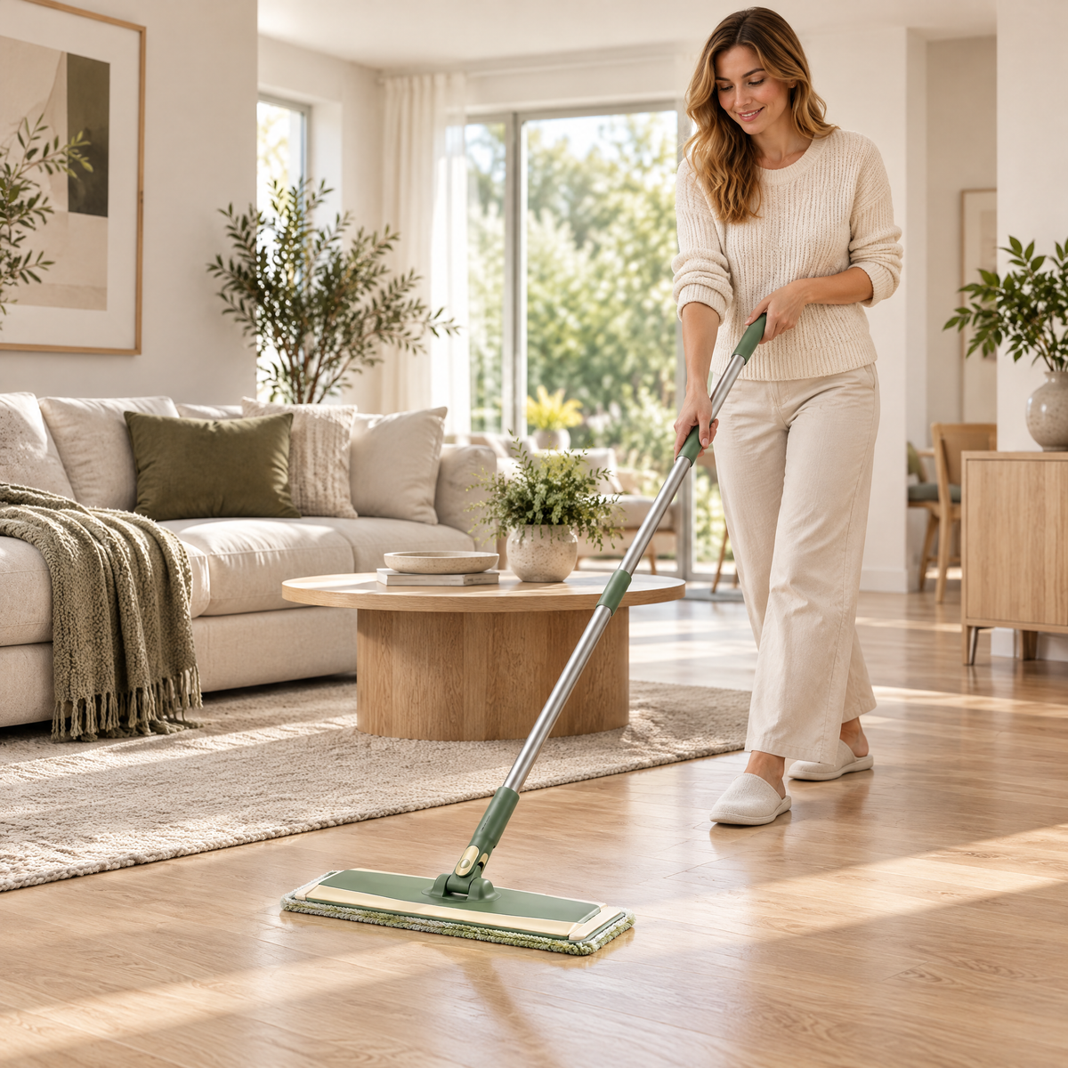 Avelmeron™ Slim Microfiber Flat Mop
