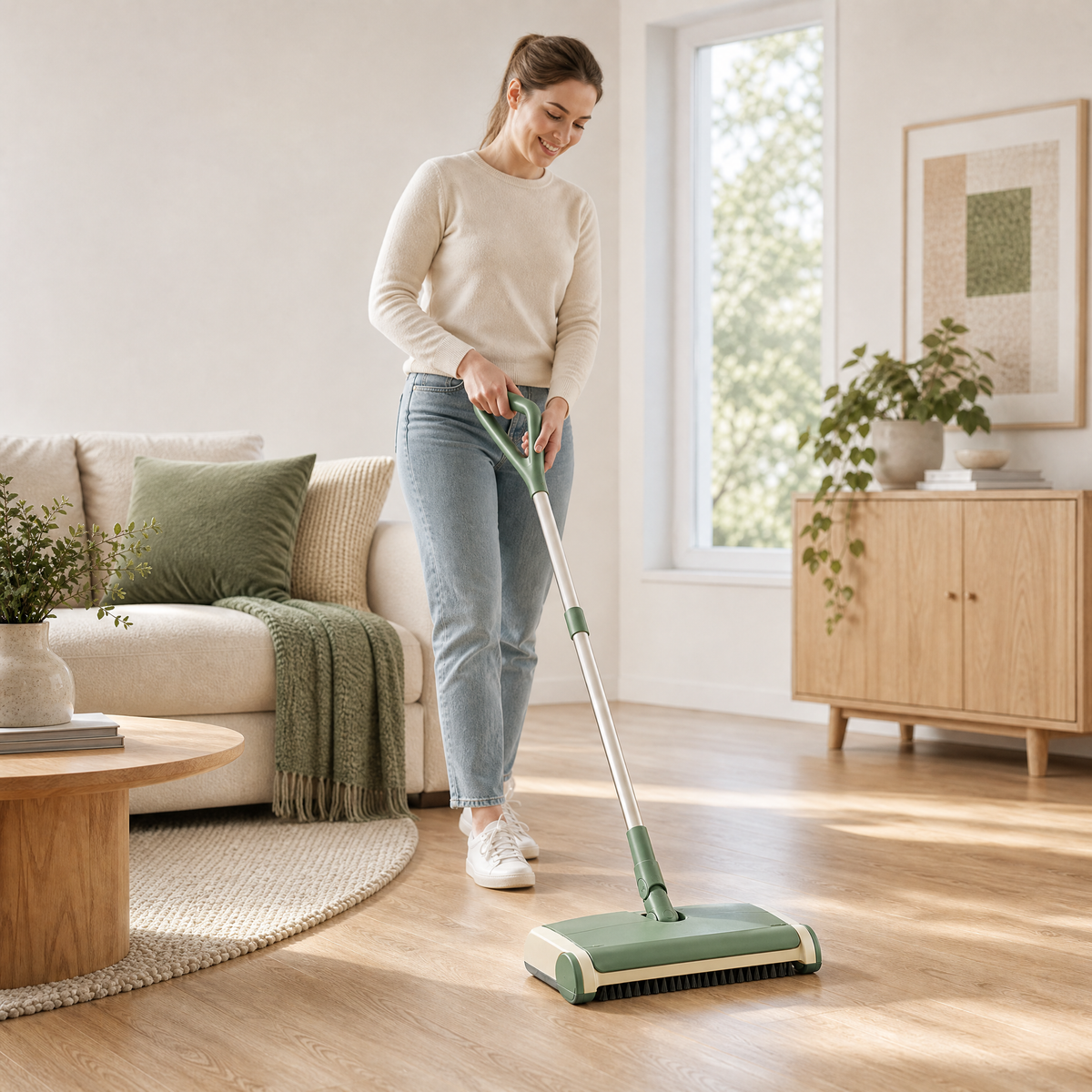 Avelmeron™ Manual Floor Sweeper