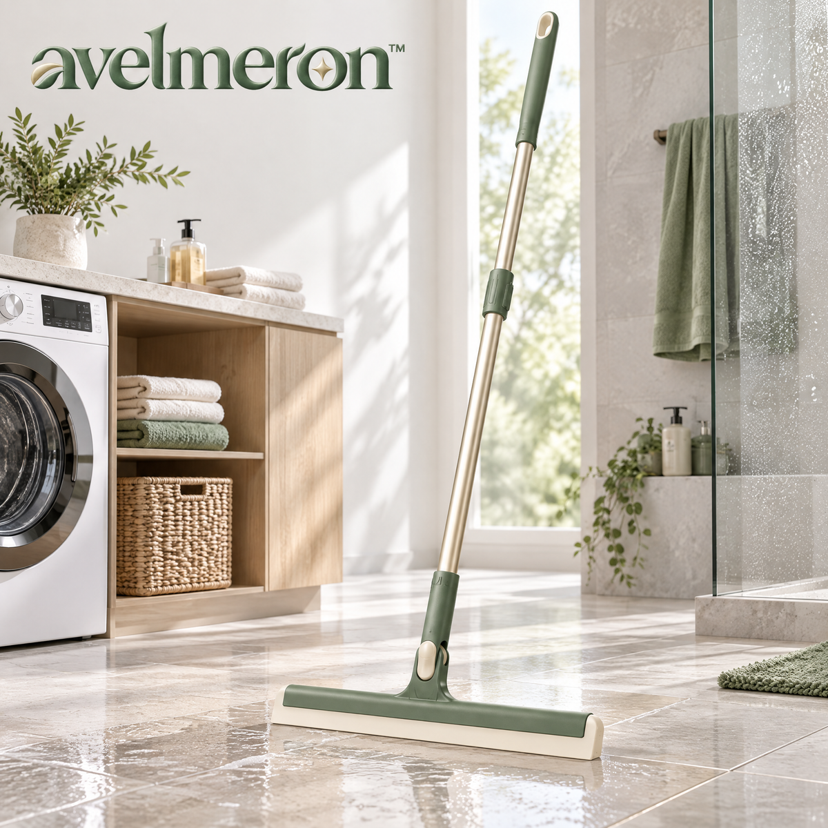 Avelmeron™ Long Handle Floor Squeegee