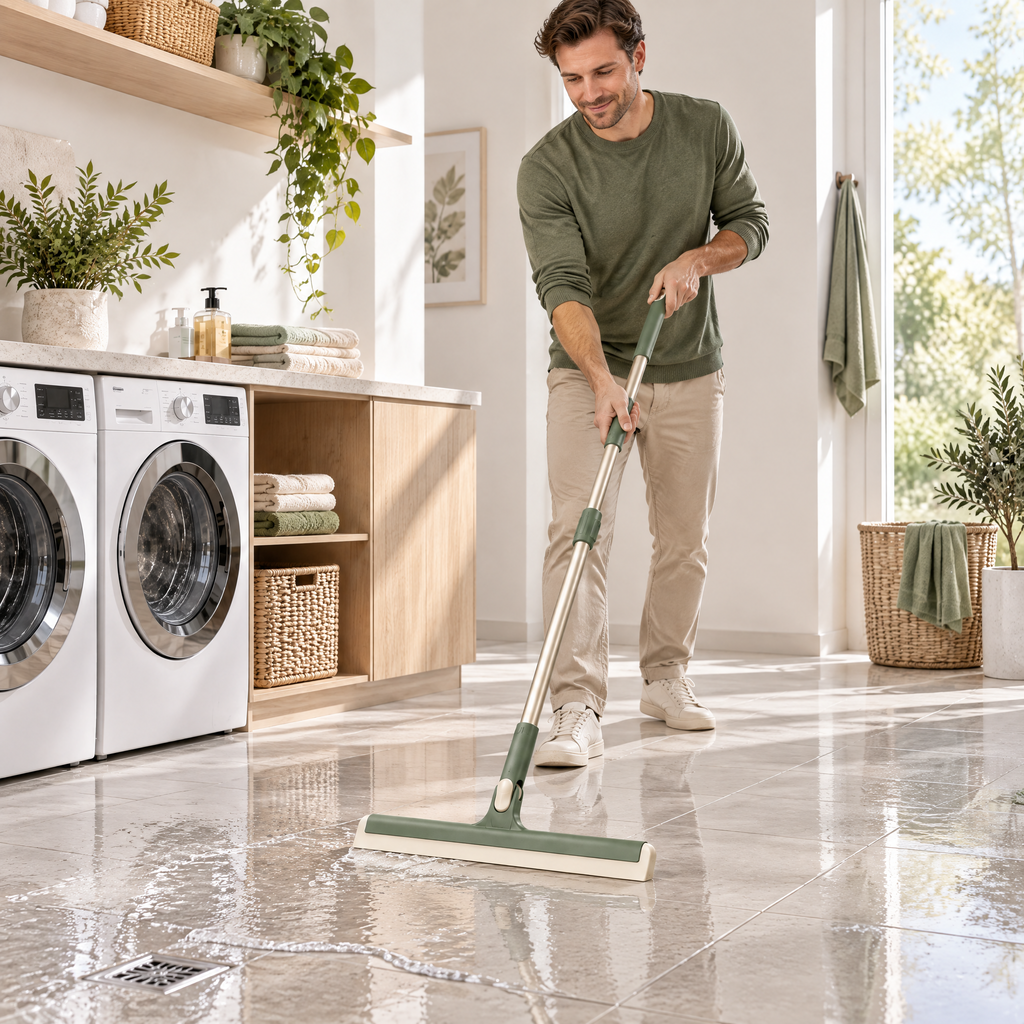 Avelmeron™ Long Handle Floor Squeegee