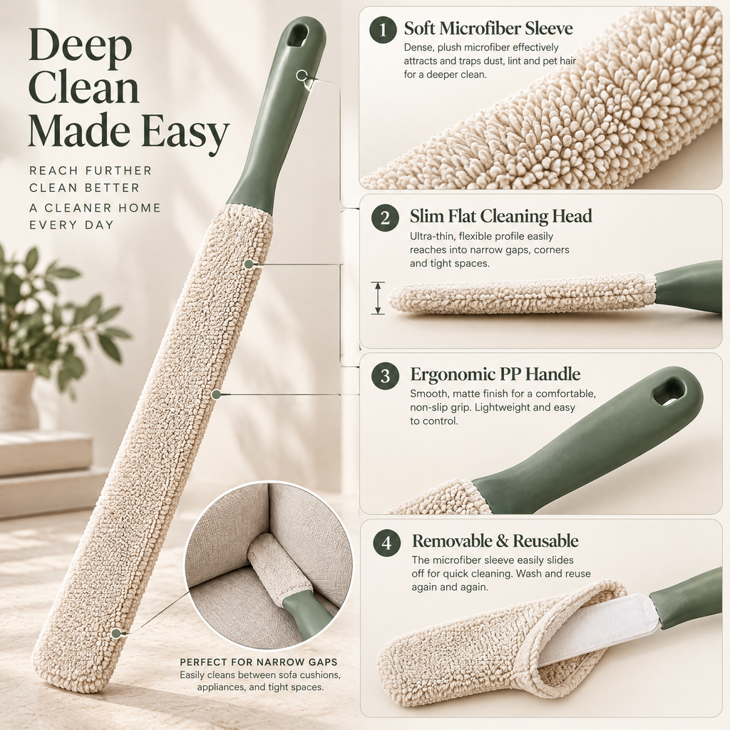Avelmeron™ Slim Microfiber Gap Duster