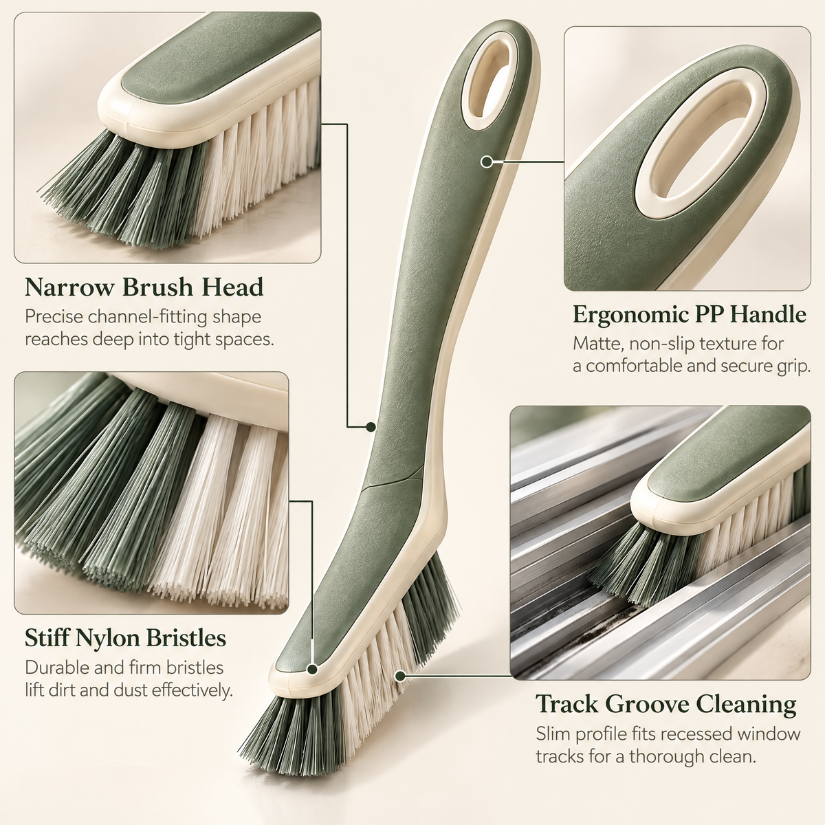 Avelmeron™ Window Track Cleaning Brush