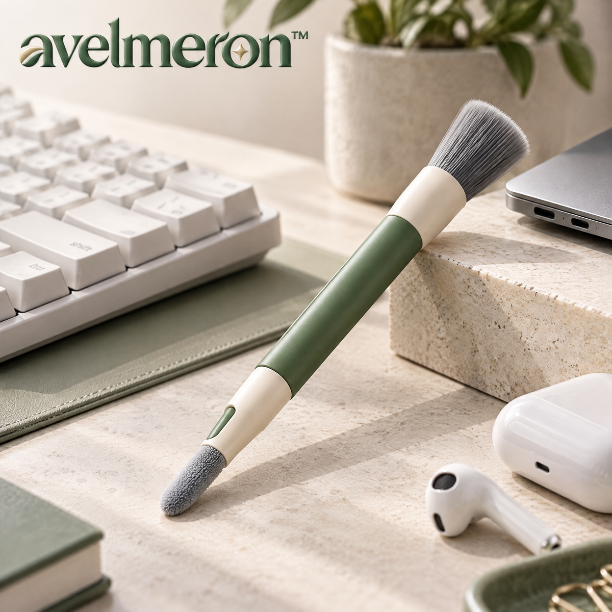 Avelmeron™ Dual-Ended Electronics Cleaning Brush